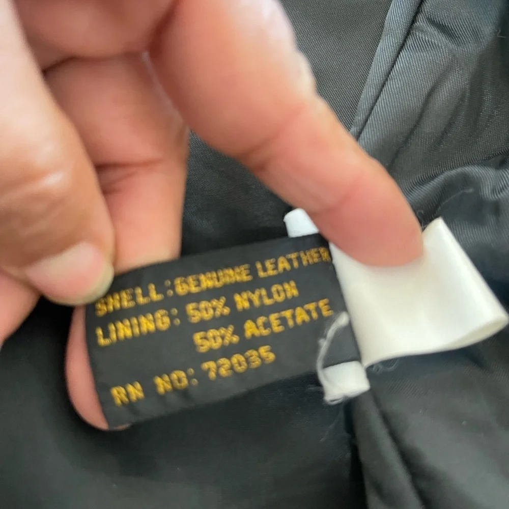 Vintage Adler 80s / 90s Black Suede Oversized Leather Jacket coat - Size small - Picture 7 of 15